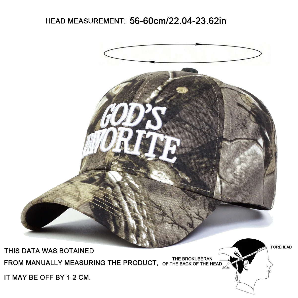 God's Favorite camo trucker hat