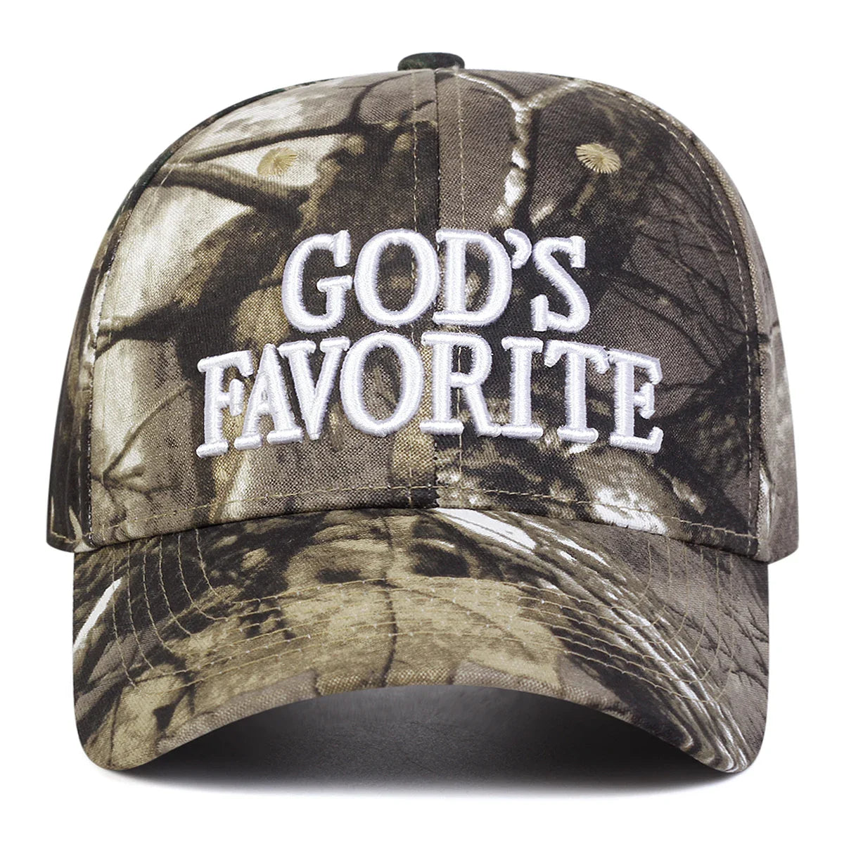 God's Favorite camo trucker hat
